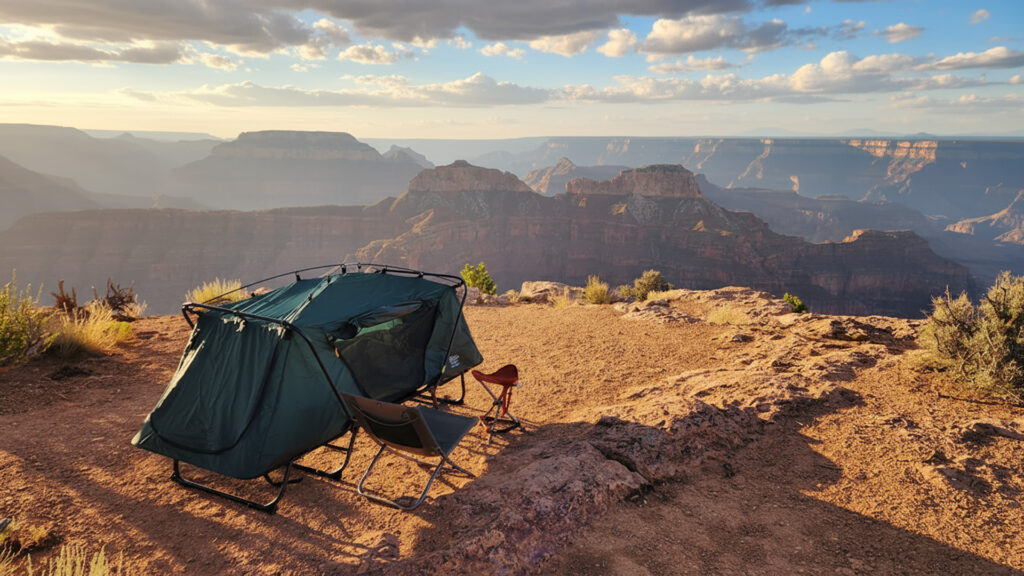 Kamping - wielki kanion Kolorado