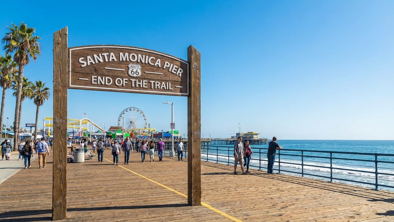 Droga 66 - santa monica